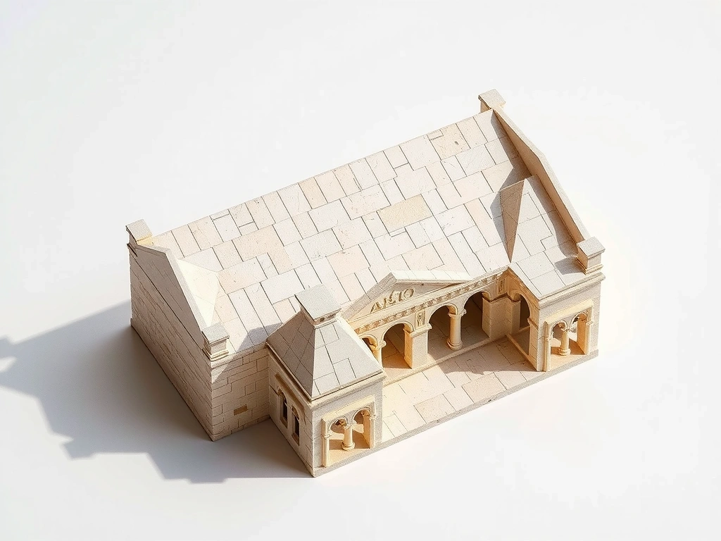 Architectural precision representing research structure